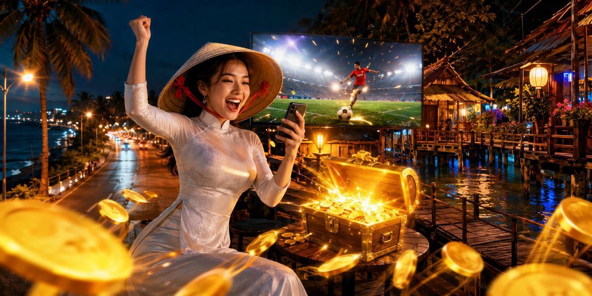 Phụ nữ đội nón lá tại Mũi Né tìm hiểu điều khoản và nhận cashback trực tuyến
