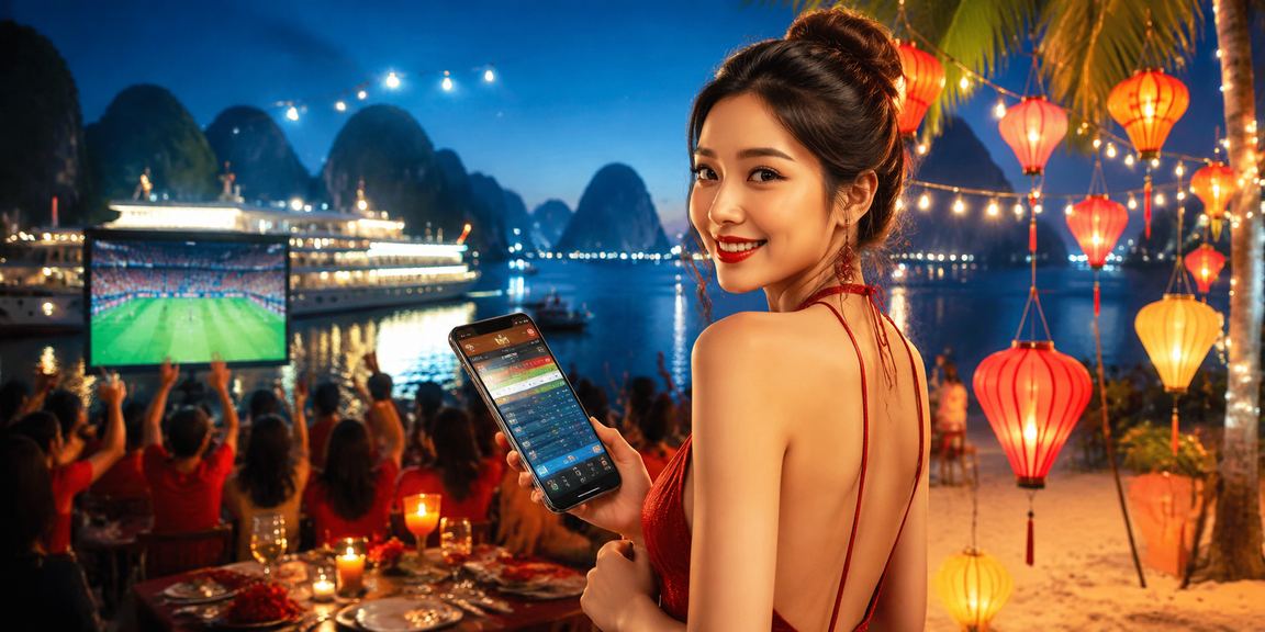 Giao diện casino trực tuyến 4dx với đèn neon và màu xanh lá